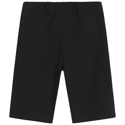 儿童黑色Logo骑行裤