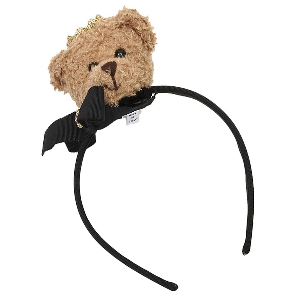 Girls Black Bear Trims Hairband