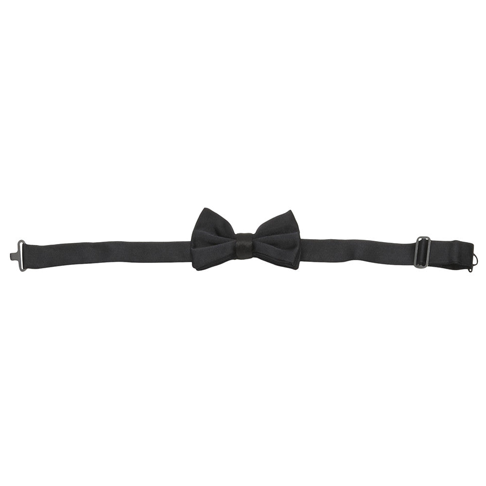 Boys Black Silk Bow Tie