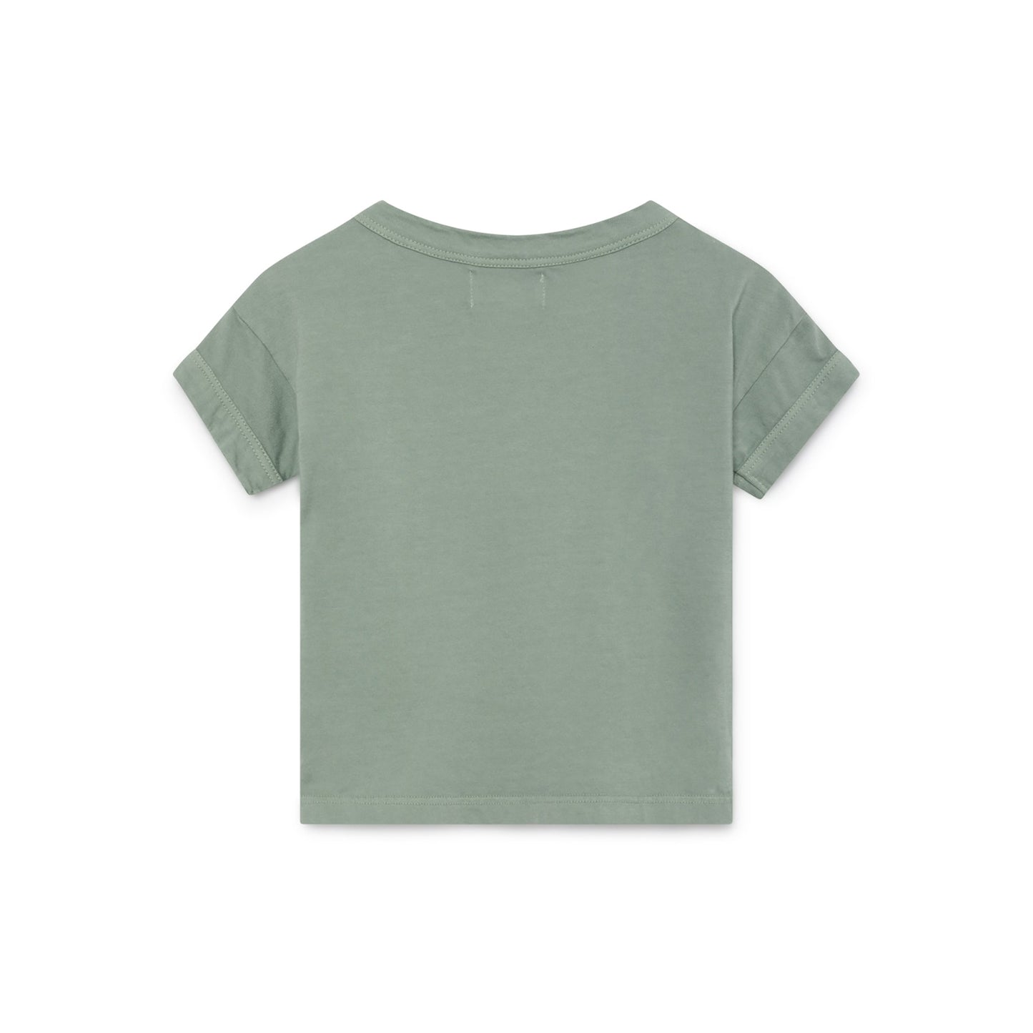 Baby Purple Plumeria Orange Cotton T-shirt