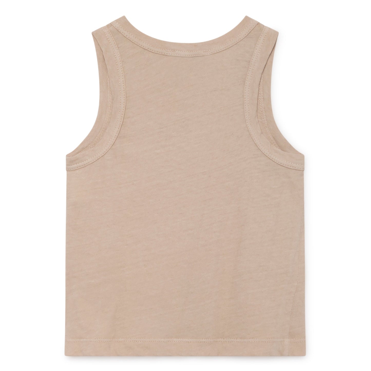 Baby Feather Gray Cotton Linen Tank Top