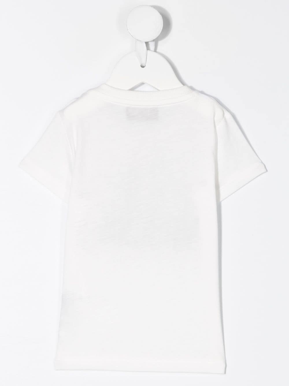 Baby Girls White Cotton Logo T-Shirt