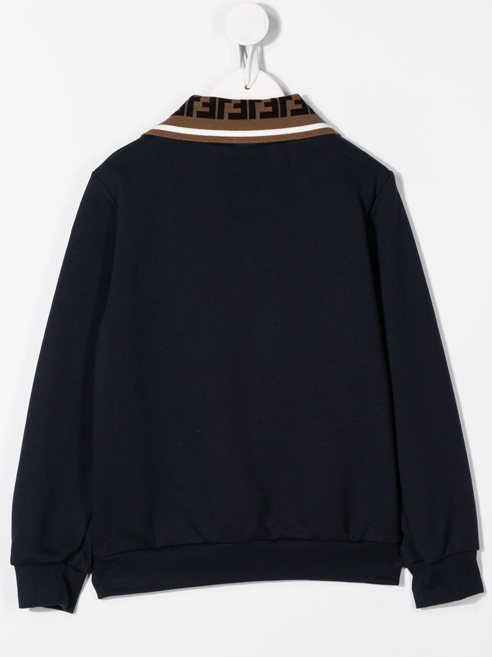 Boys Navy Cotton Sweater