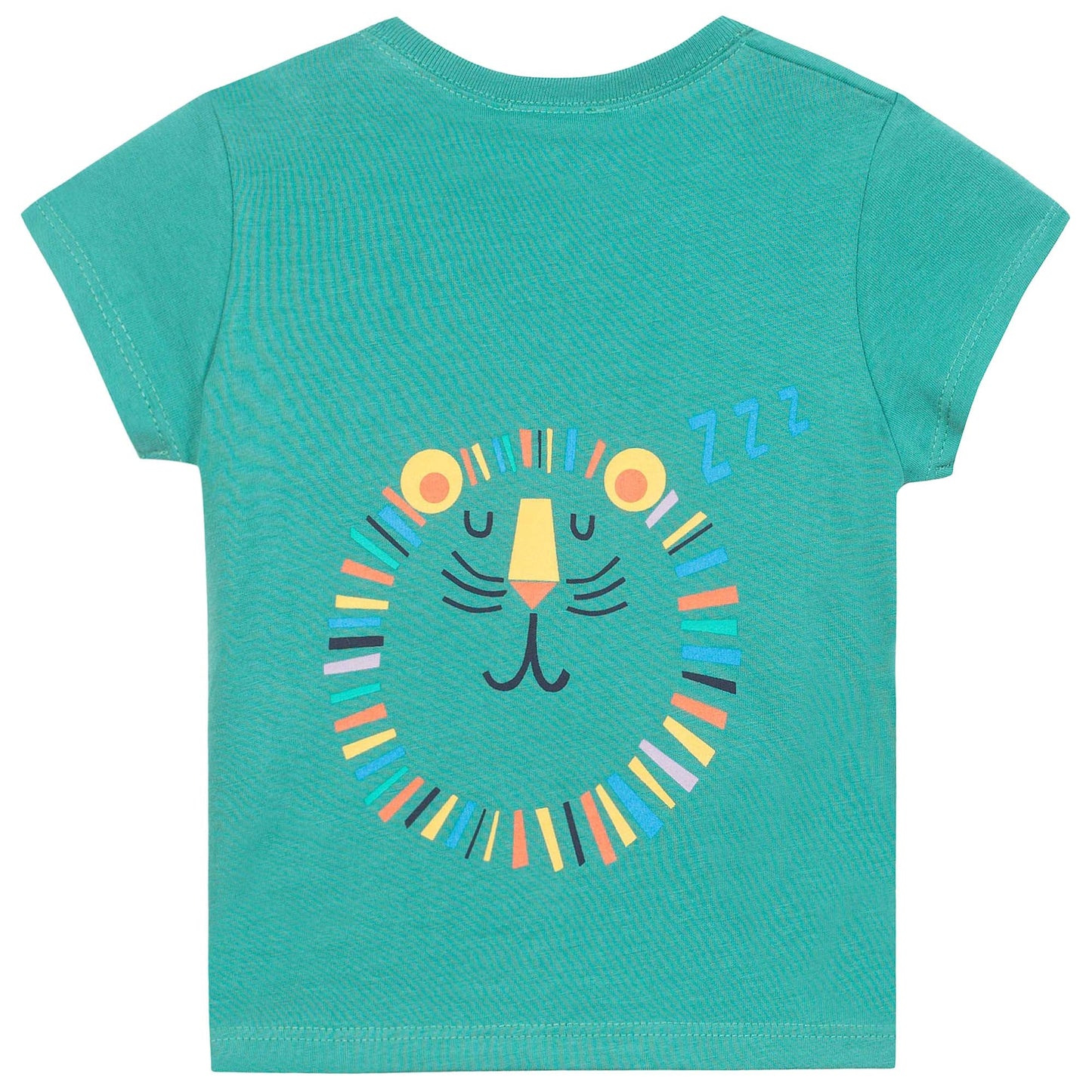 Baby Boys Green Lion Print T-Shirt