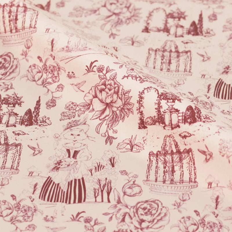 女童粉色"Toile de Jouy Rose"芭蕾舞连体衣(182245417/Plie/Moss pink)