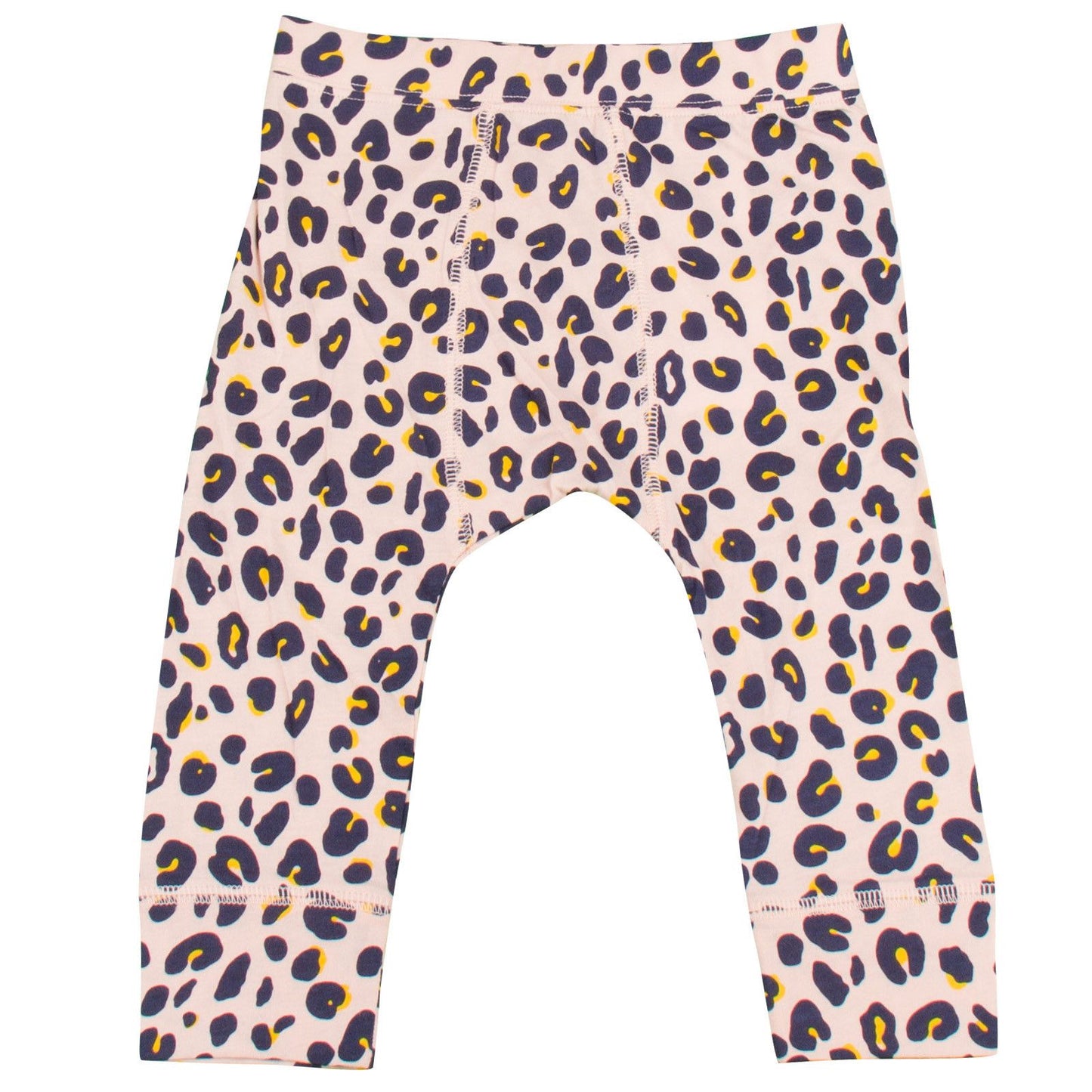Buster/Macy Baby Pink Organic Top&Trousers With Leopard Print