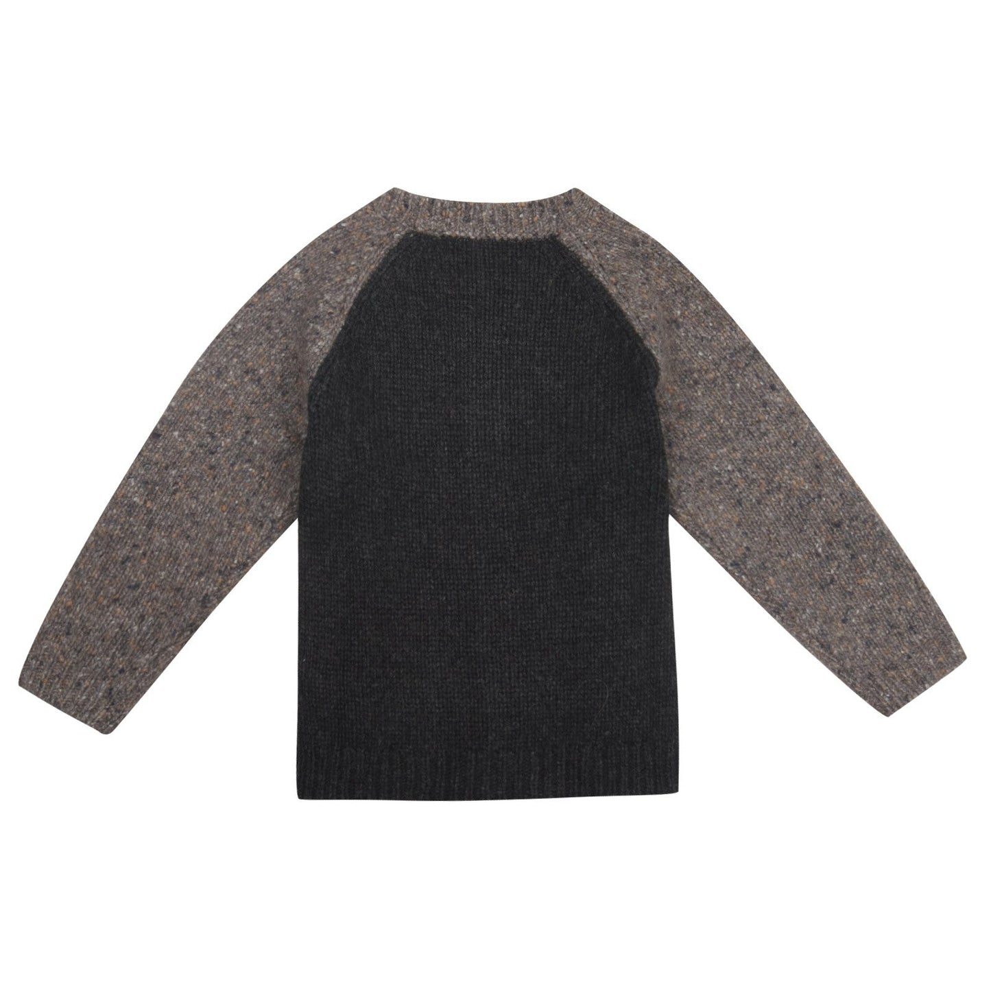 Baby Boys Grey Knitted Wool&Contton Cardigan