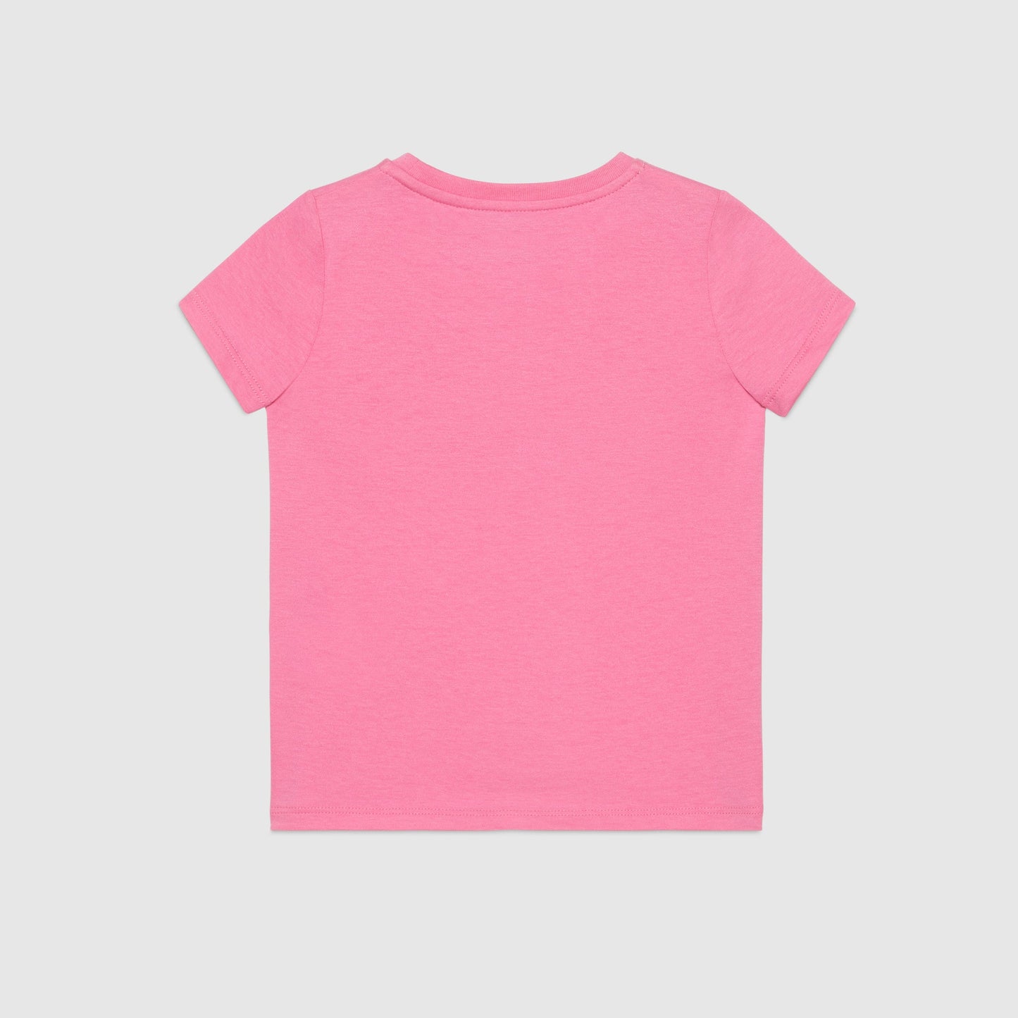 Girls Pink Cotton T-shirt