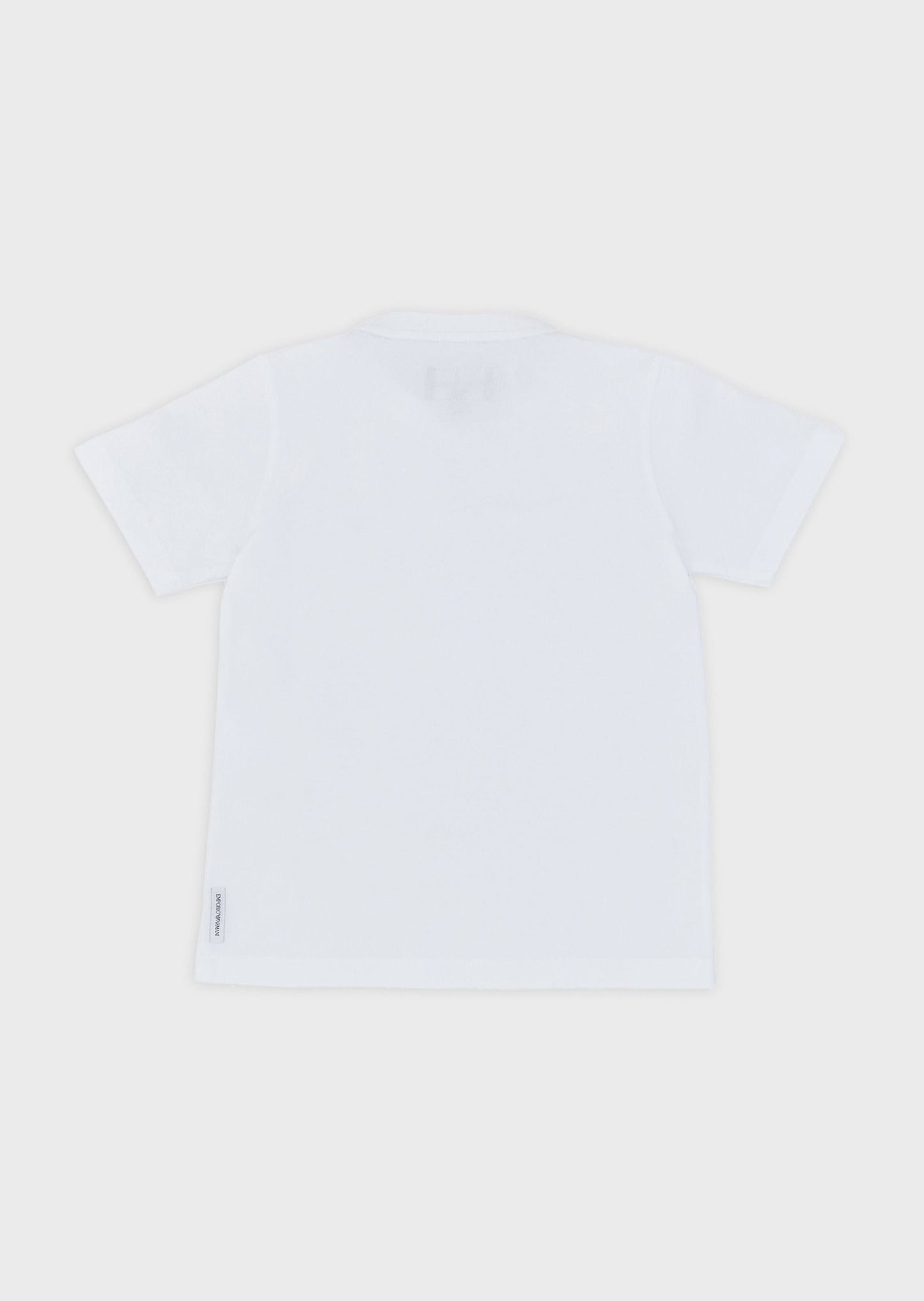 Boys White Cotton T-shirt