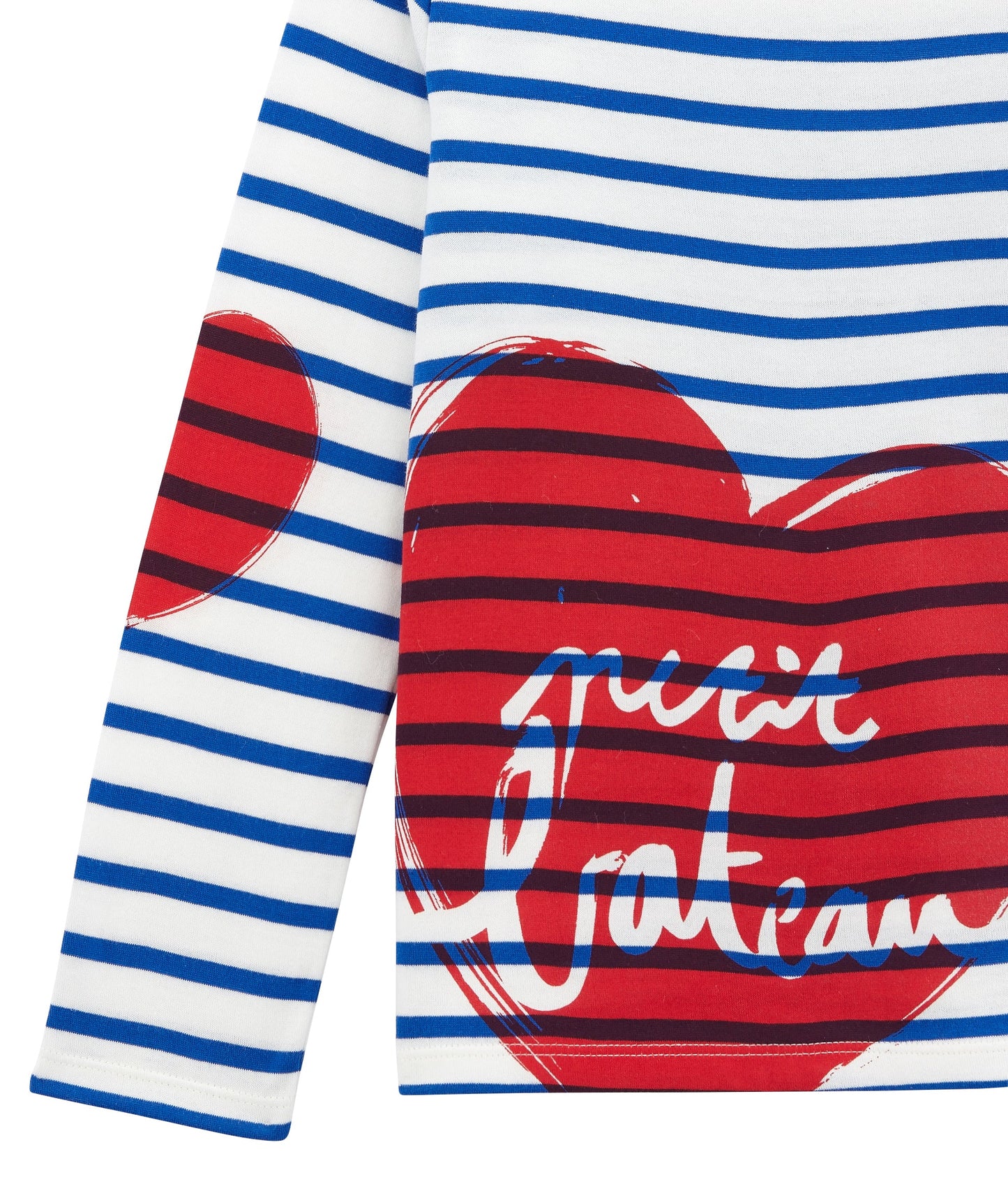 Girls White & Blue T-shirt