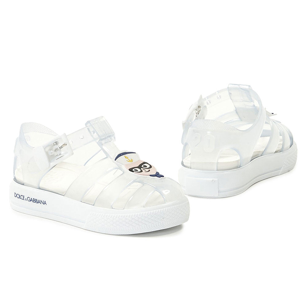 Baby White Pvc Sandal