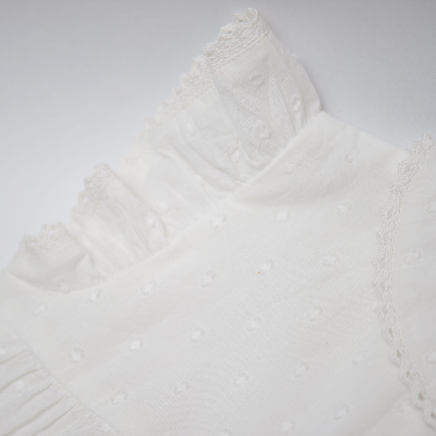 Girls White Cotton Top