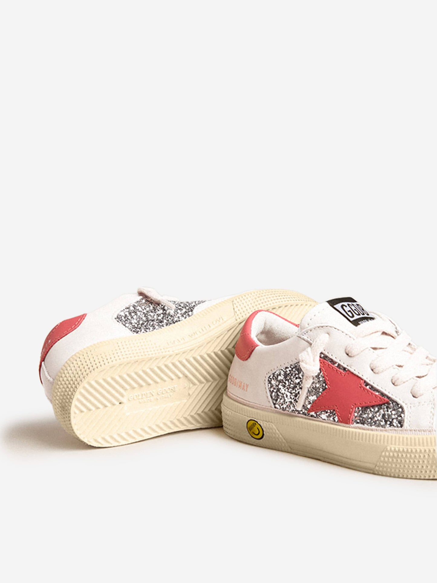 Golden Goose Girls 亮片皮革 Star May 运动鞋(多色)