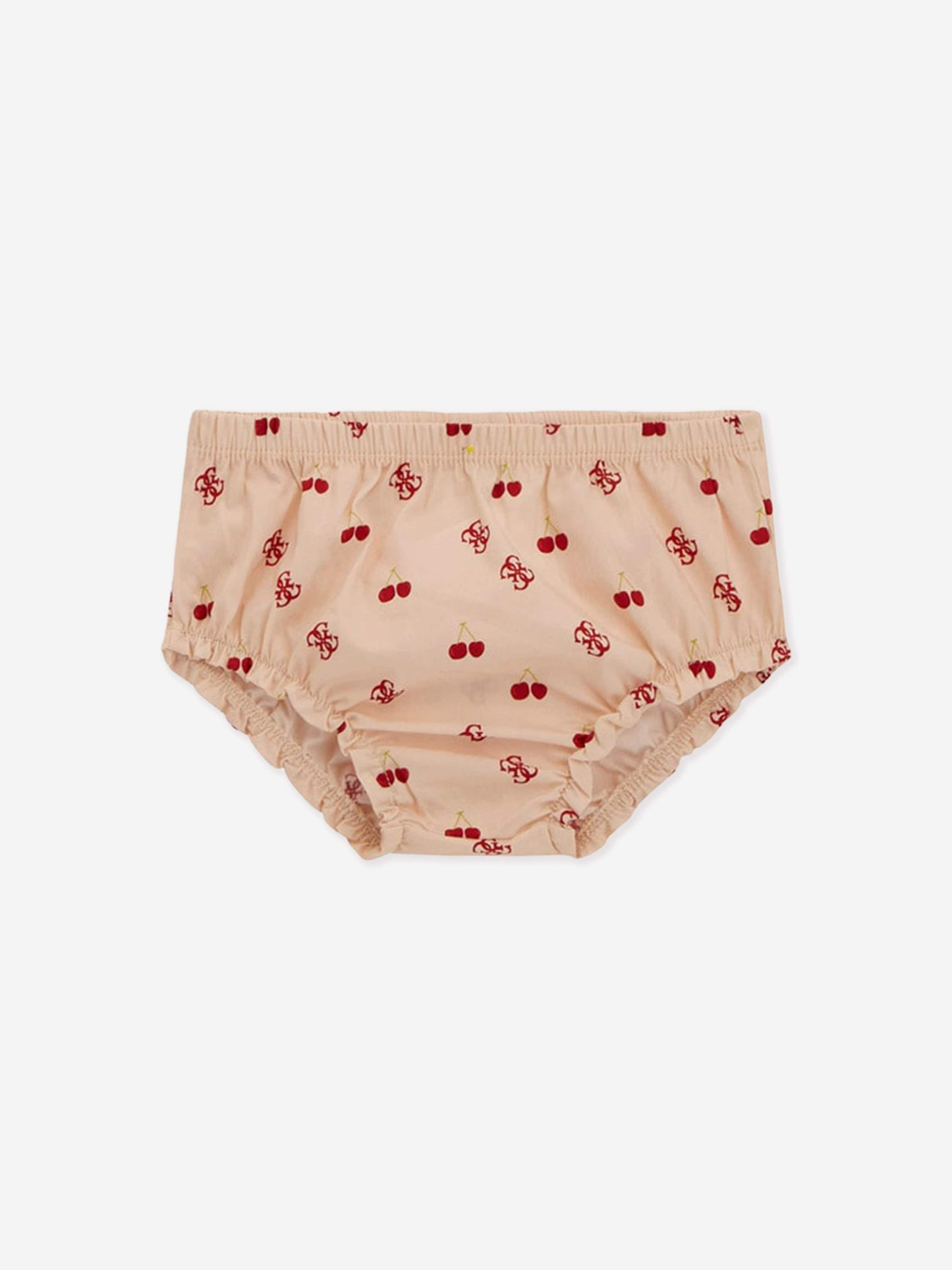 Baby Girls Cherry Dress with Knickers in Pink