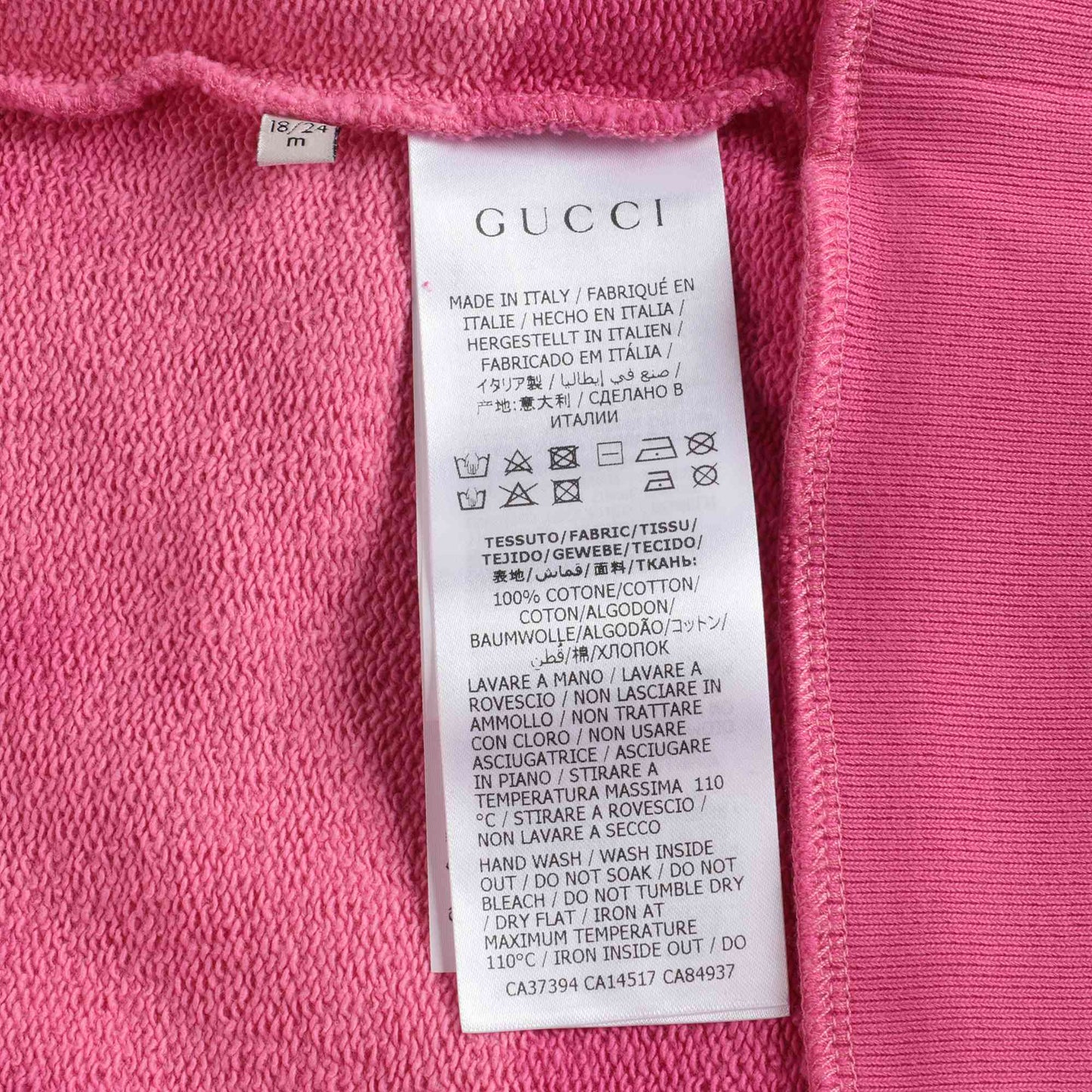 Baby Girls Bright Pink Logo Cardigan
