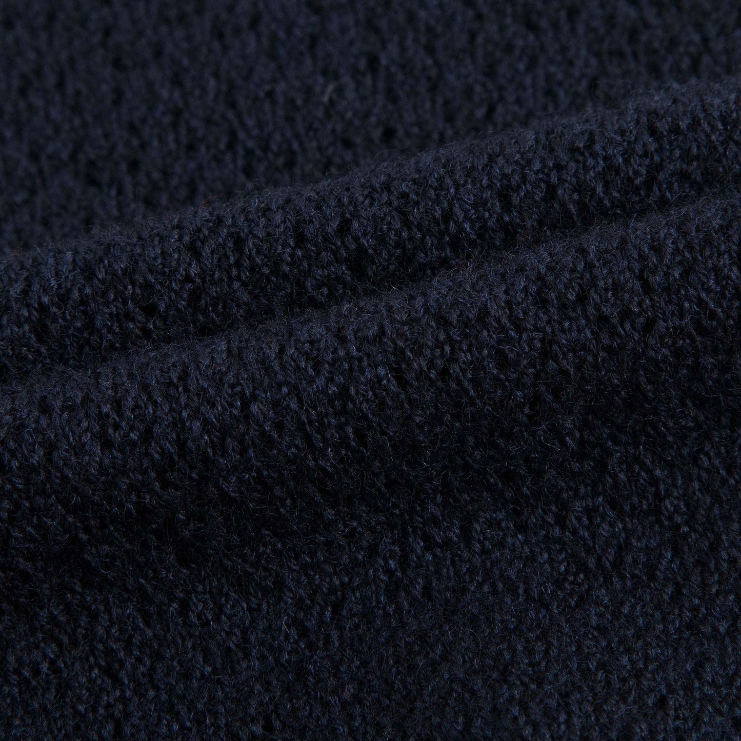 Baby Girls Navy Blue Wool Cardigan