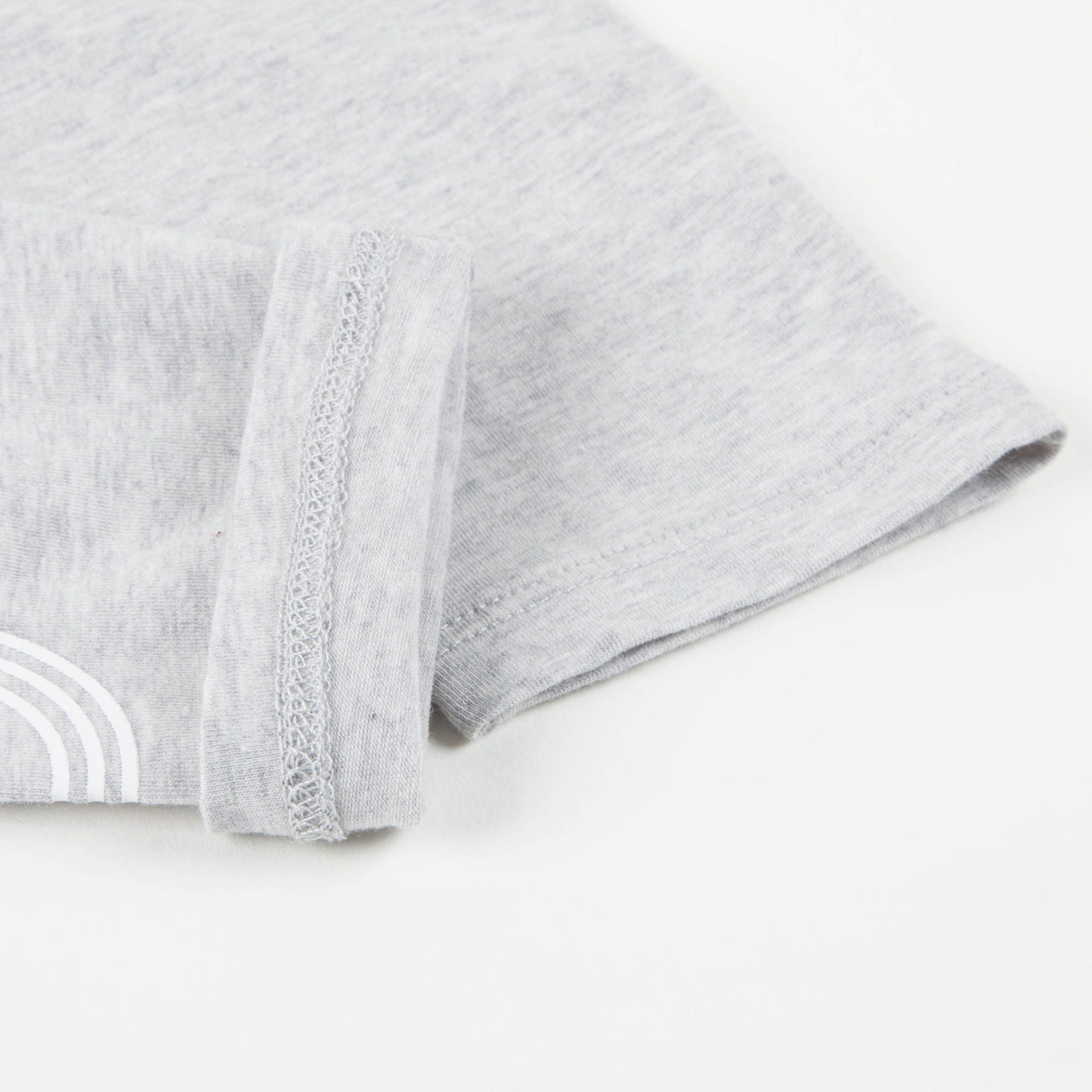 Girls Marl Grey Cotton Leggings