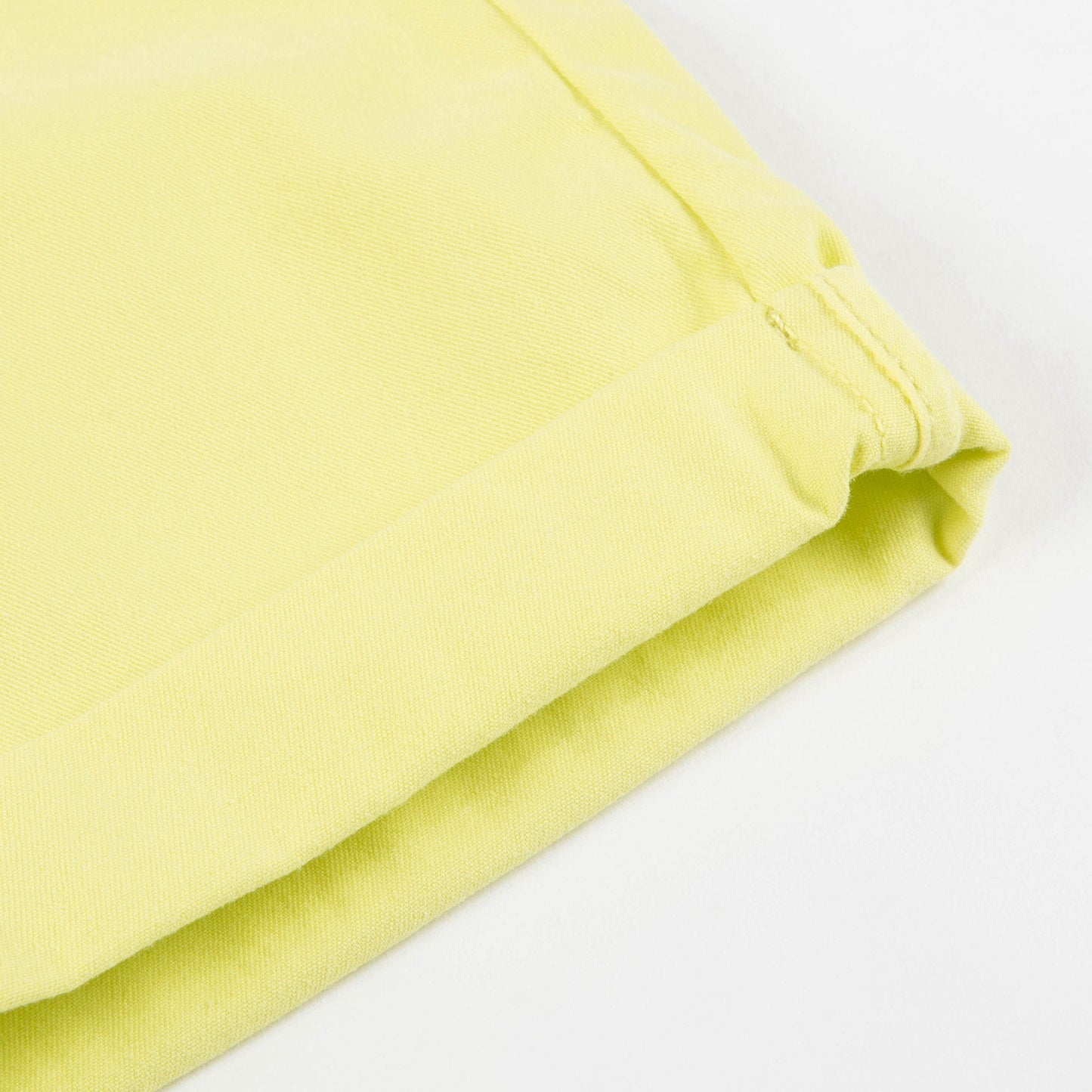 Boys Yellow Logo Cotton Shorts