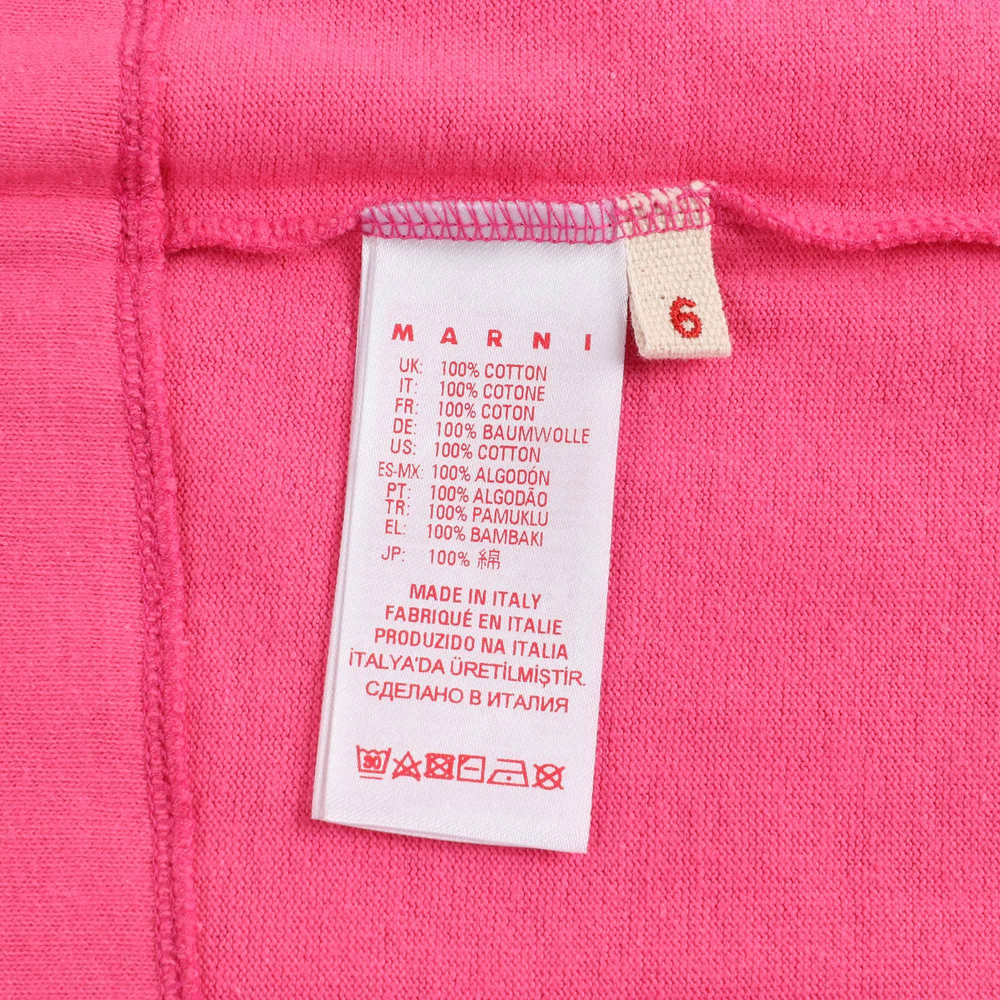 Girls Fuxia Cotton Dress