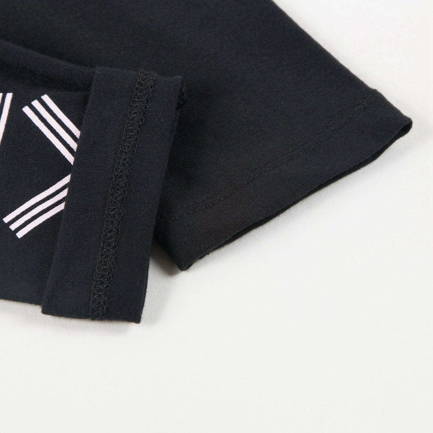 Girls Black Logo Cotton Calecon