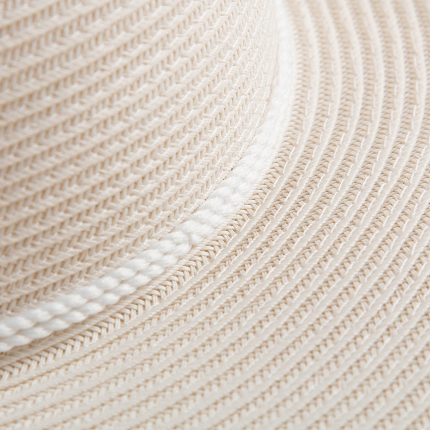 Girls Ivory Brimmed Sun Hat
