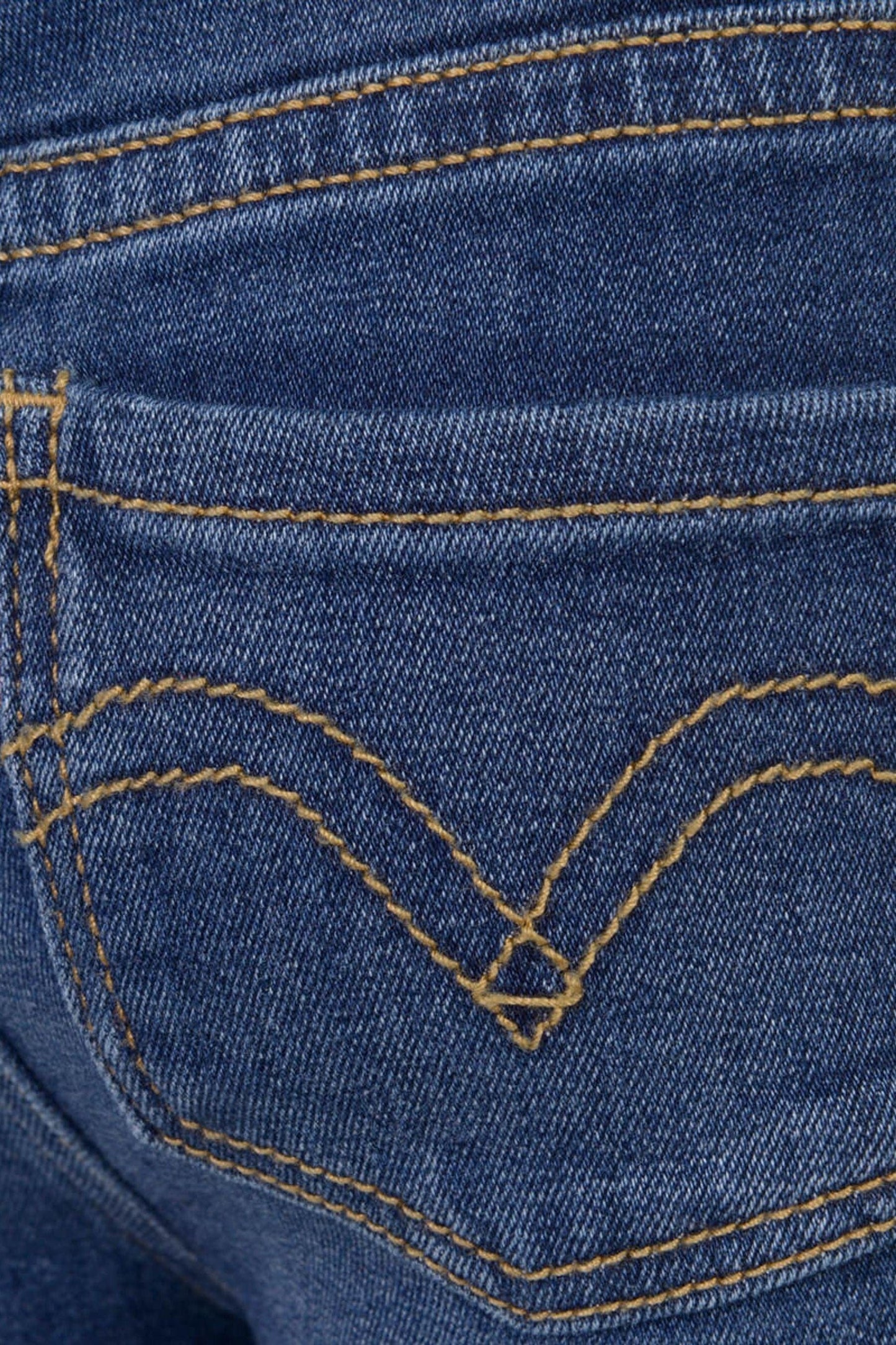 Levi's Wear 女婴棉质牛仔拉拉牛仔裤