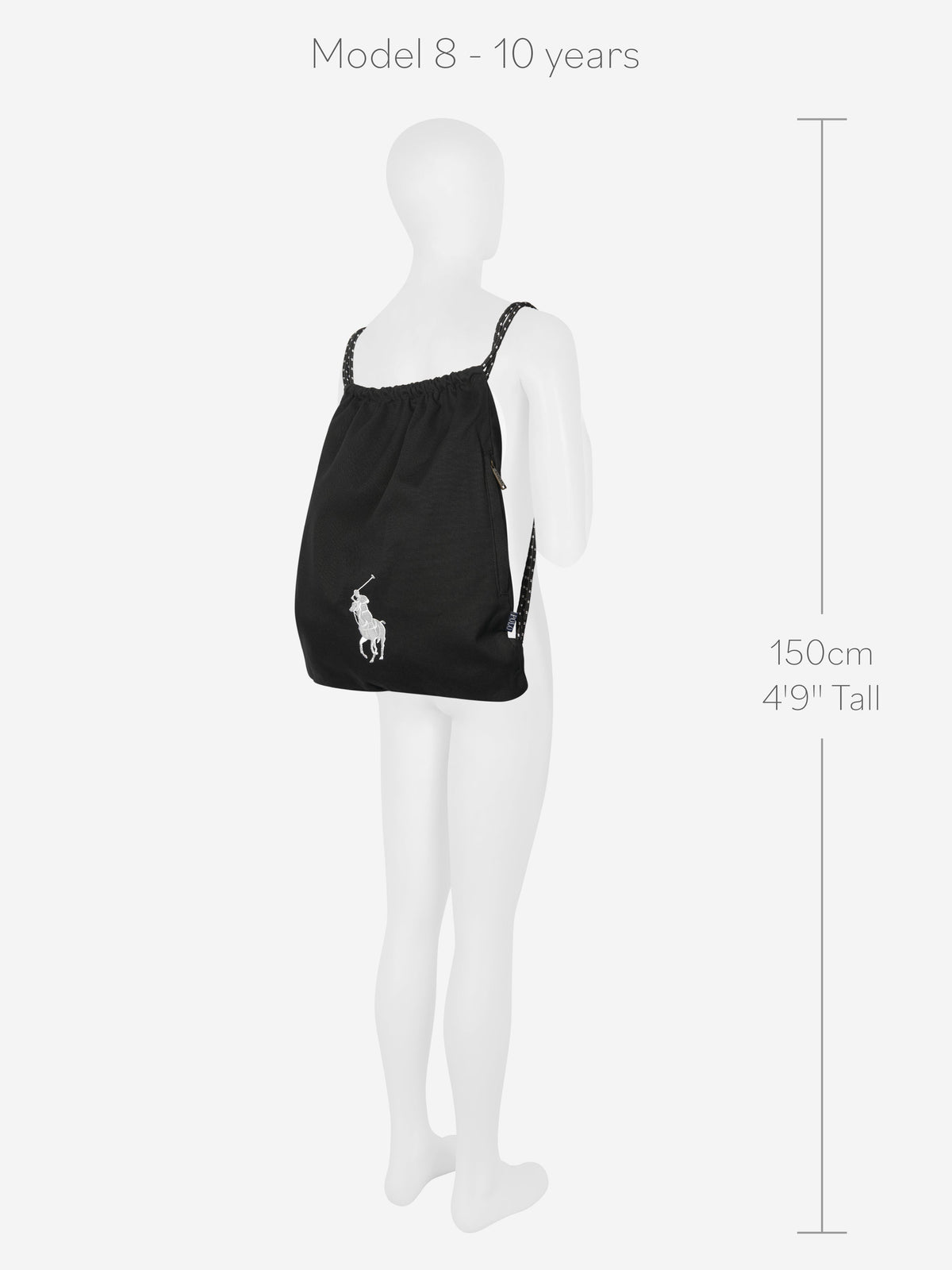 儿童 Polo 帆布健身包 (高:49.5cm)