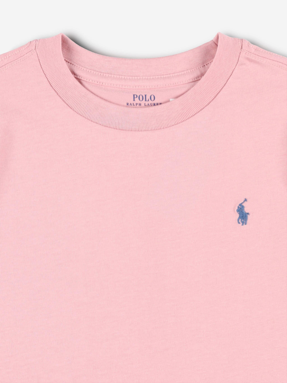 Ralph Lauren 男童粉色徽标 T 恤