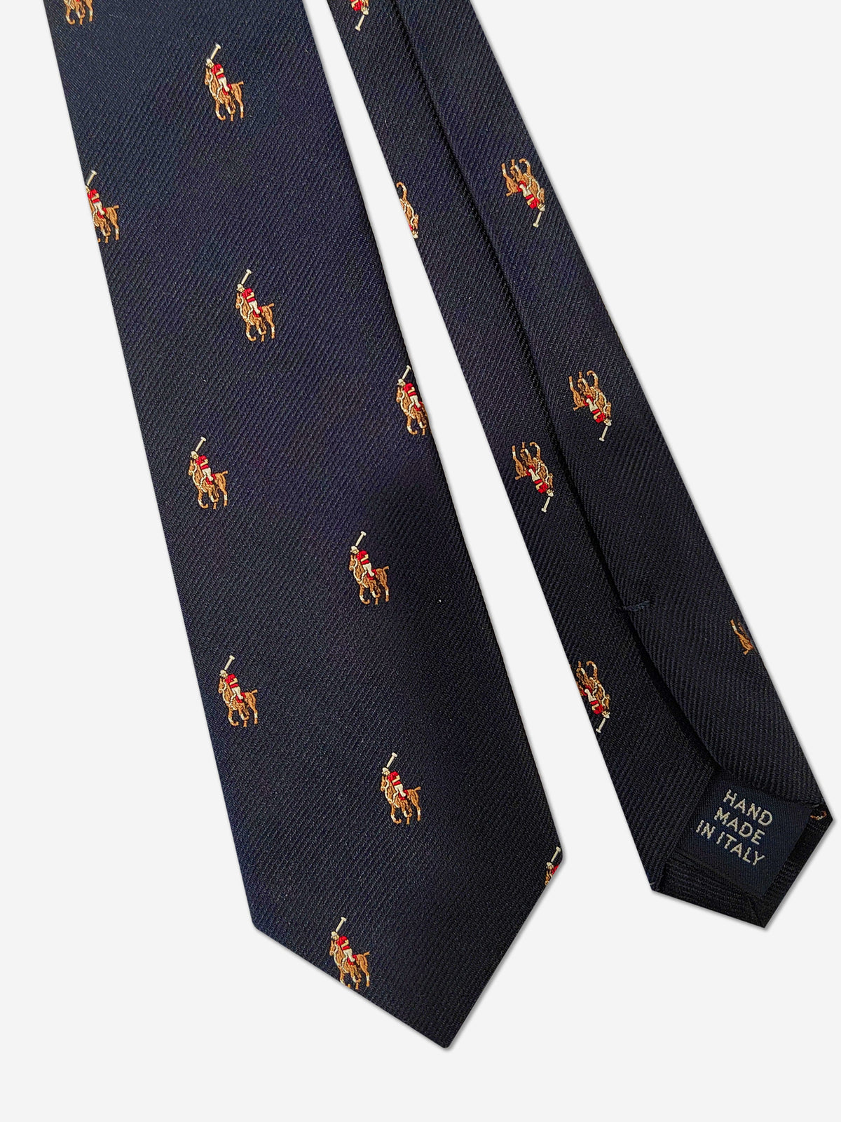Ralph Lauren 男童真丝 Polo 领带(海军蓝)