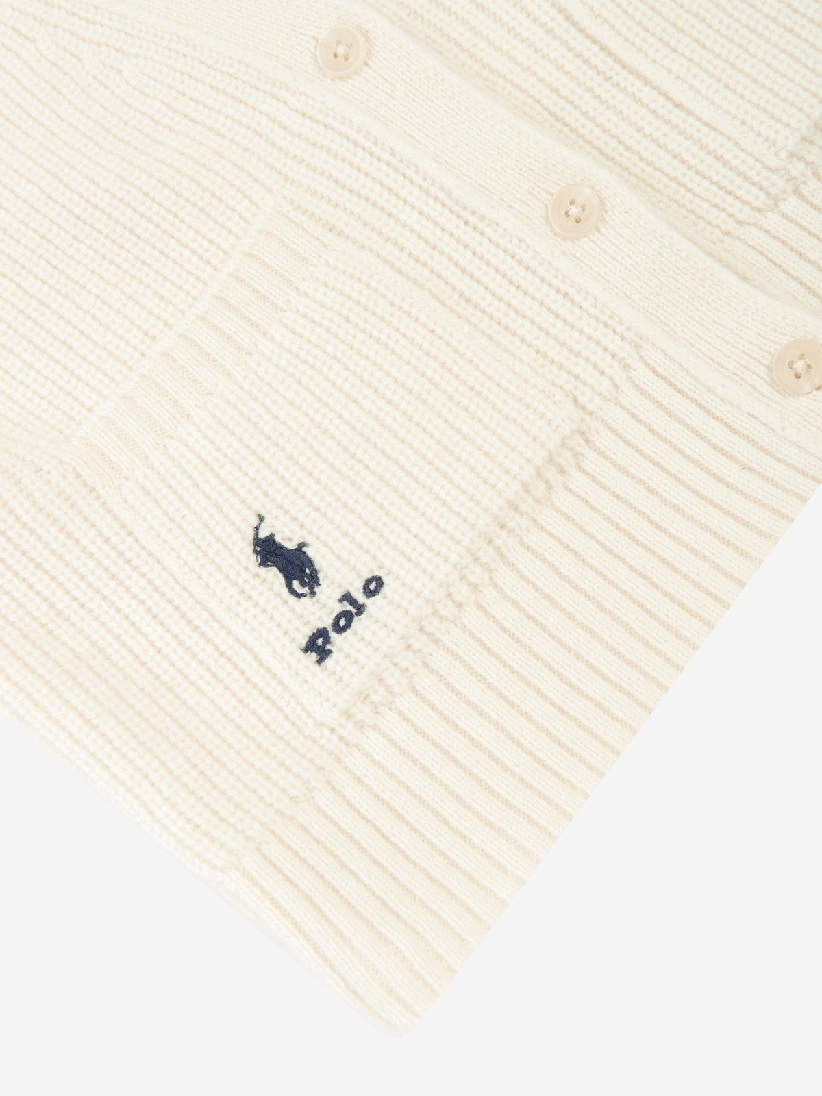 Ralph Lauren 女童羊毛和羊绒开衫(象牙色)
