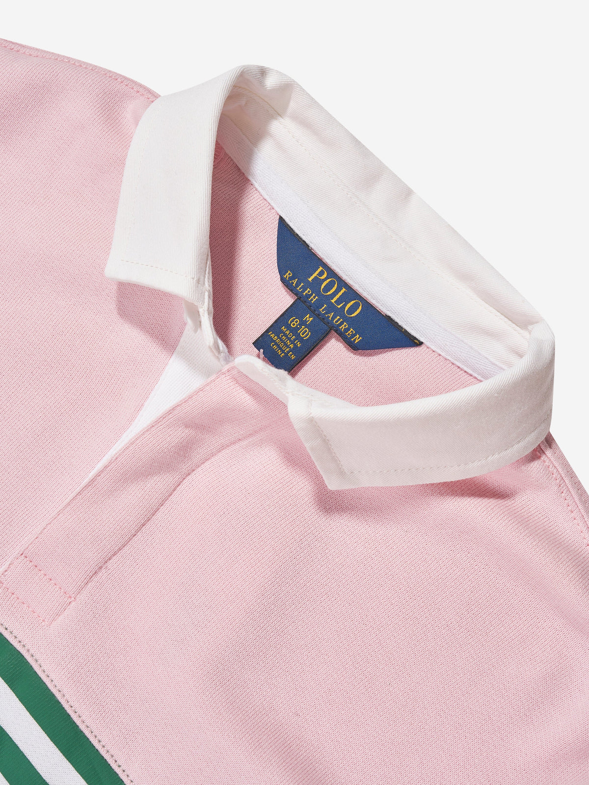 Ralph Lauren 女童橄榄球羊毛衫(粉色)