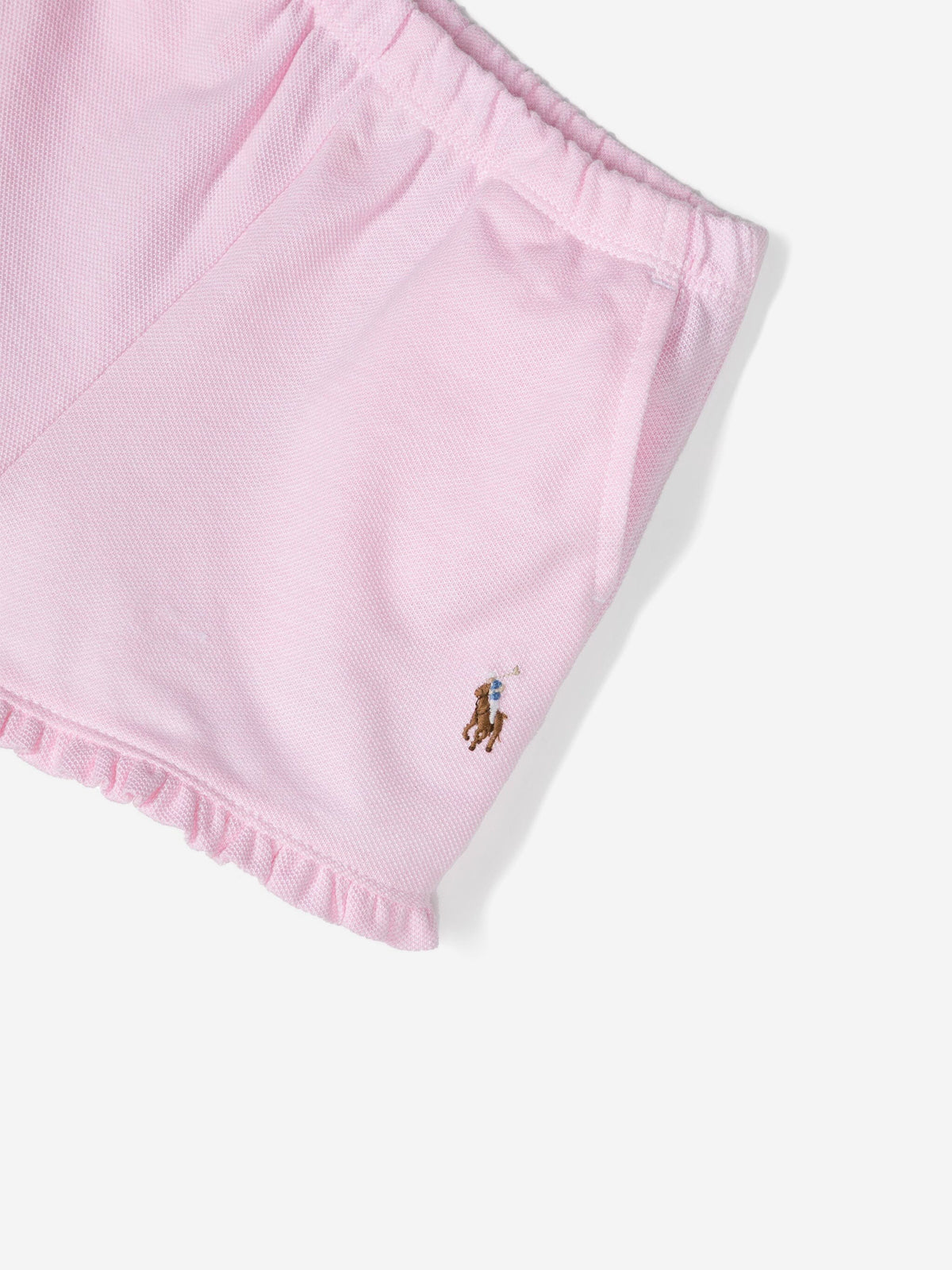 Ralph Lauren 女婴熊短裤套装(粉色)
