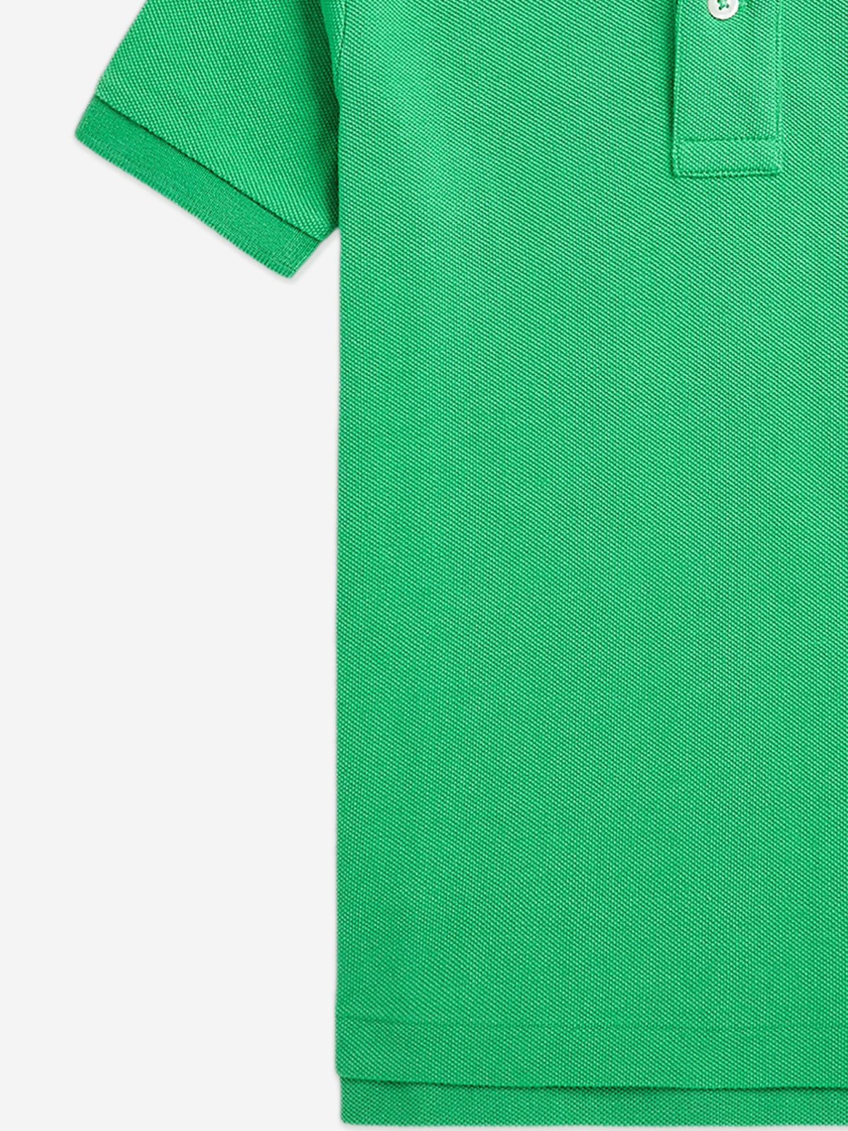 Boys Logo Polo Shirt in Green