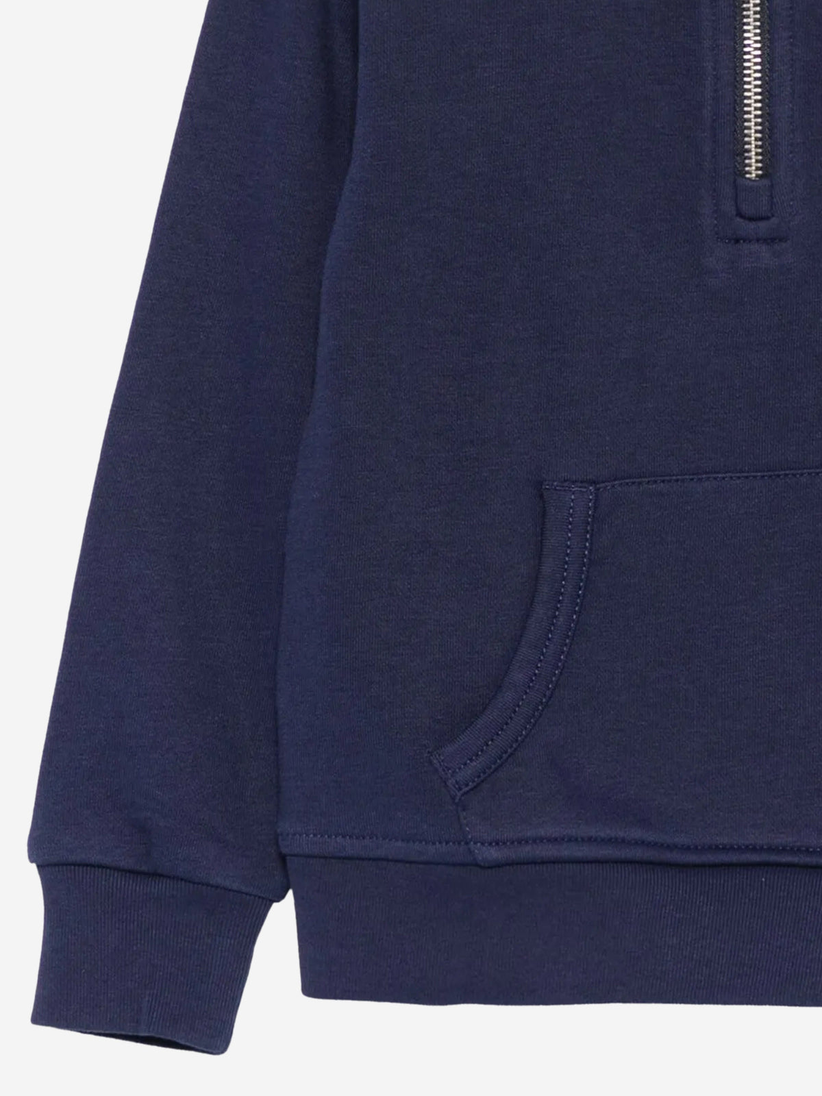 Boys Half Zip Sweatshirt in Navy