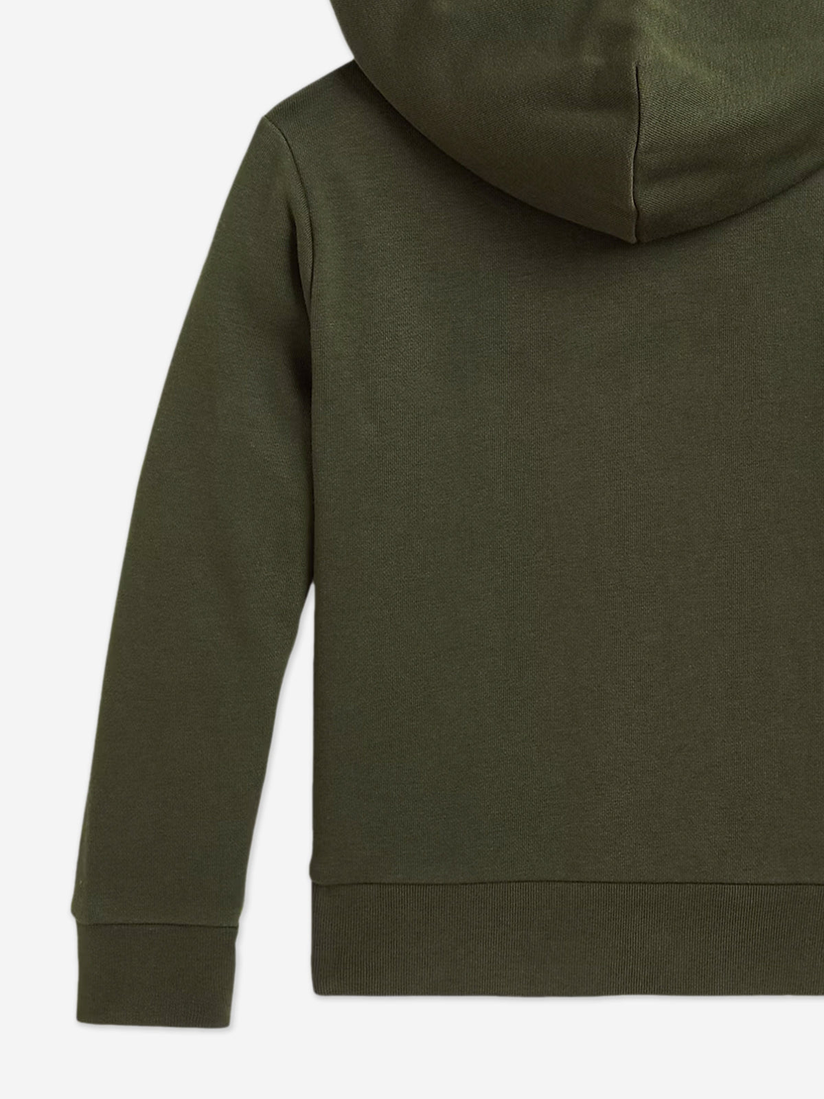 Boys Polo Hoodie in Green