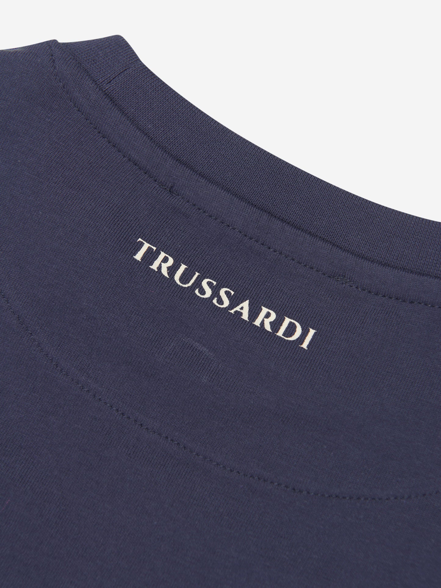 Trussardi 男童 Azha 长袖 T 恤(海军蓝)