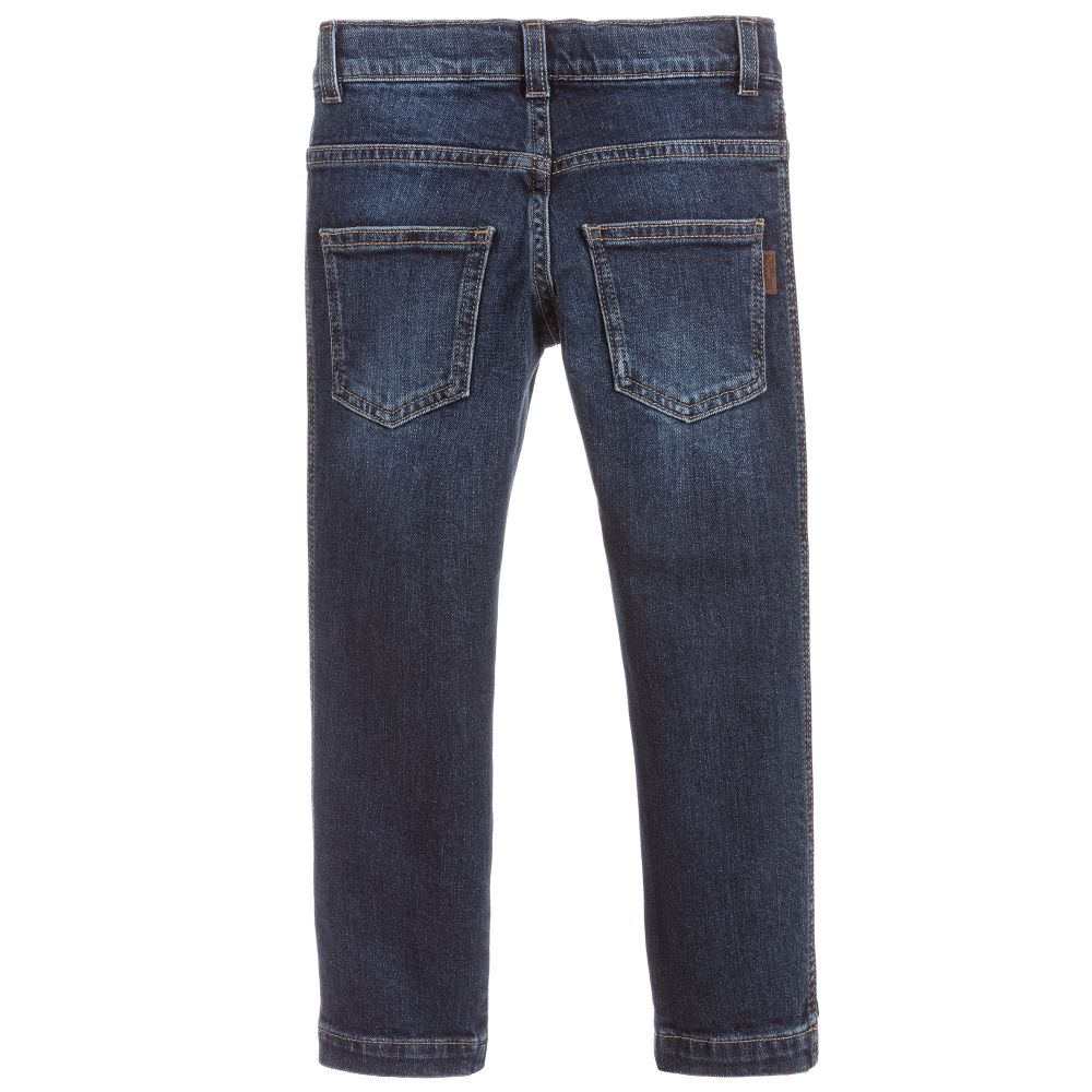 Boys Blue Denim Stretch Jeans