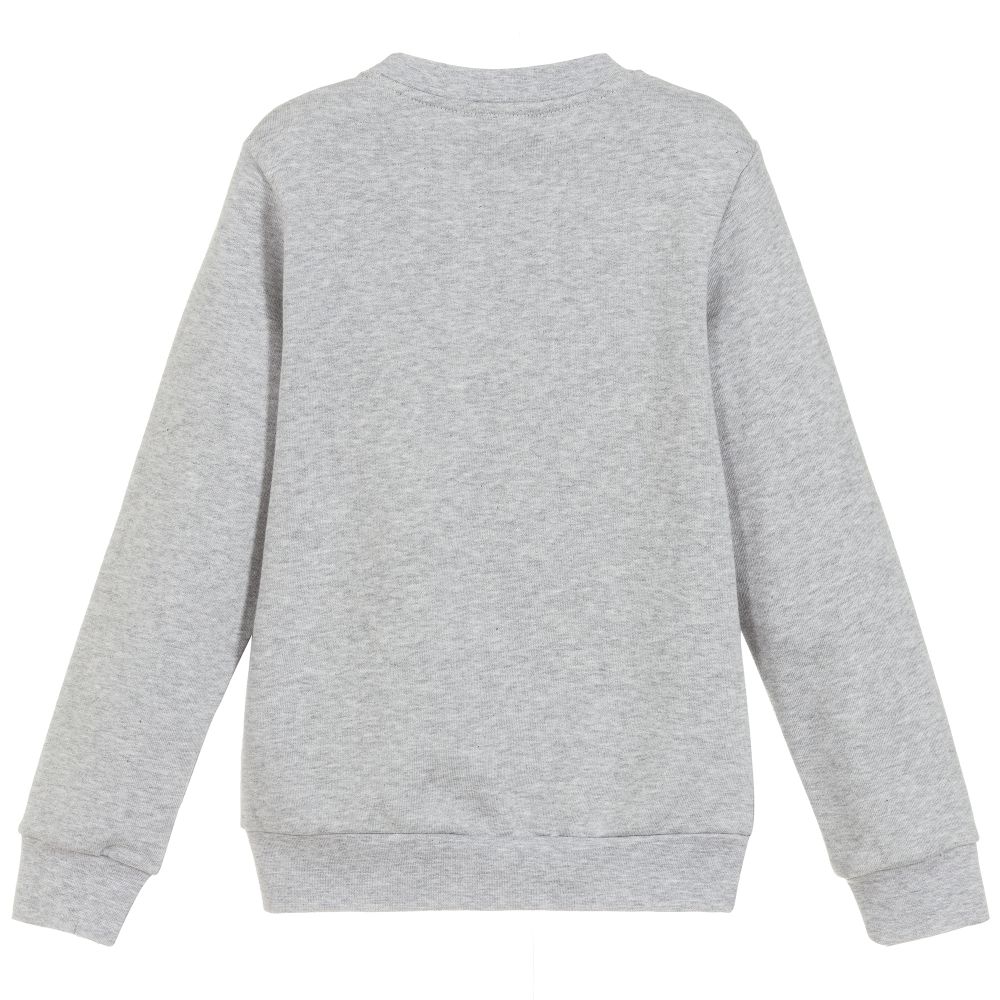 Boys Grey Skateboard Sweater