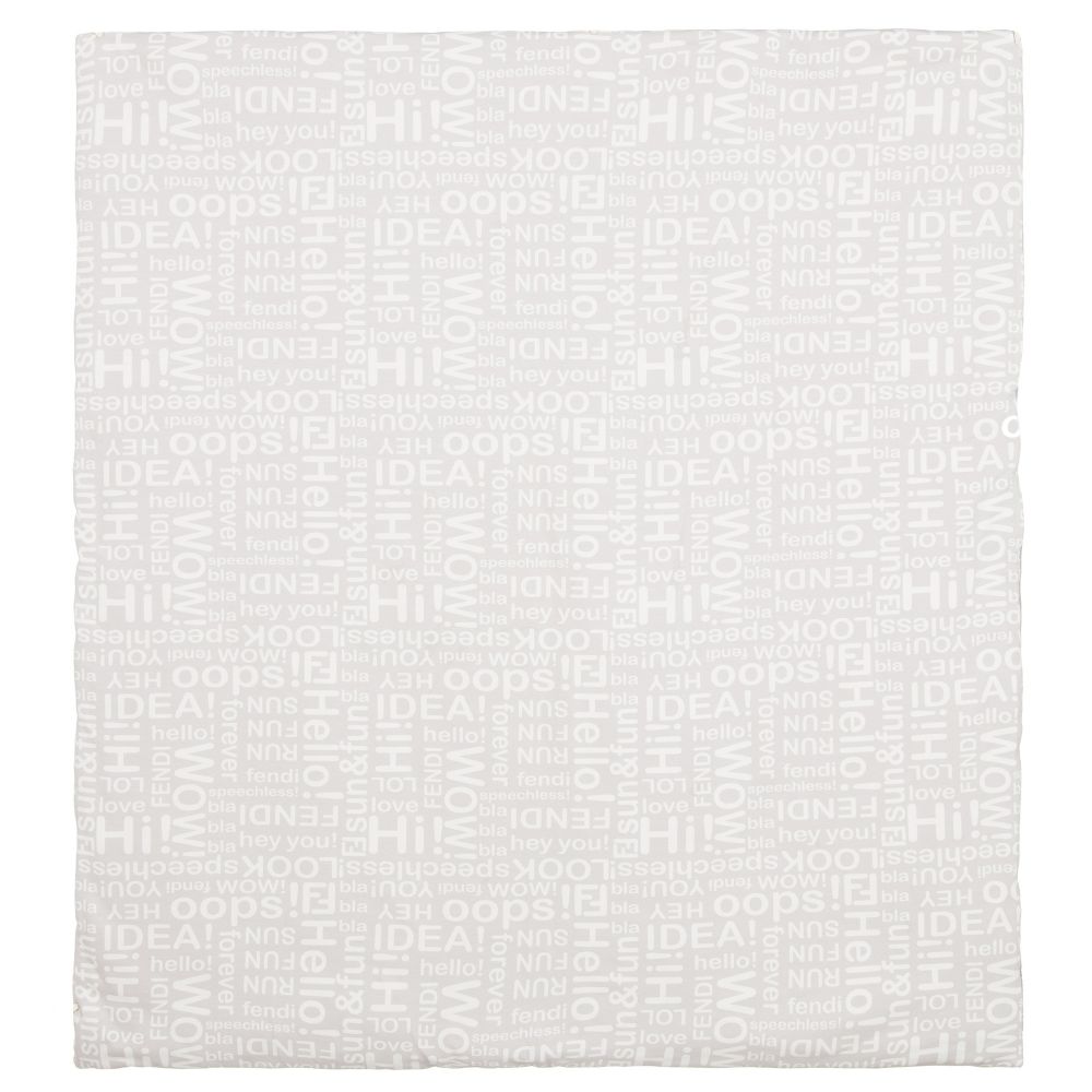 Baby Grey Cotton Square Scarf(83cm)