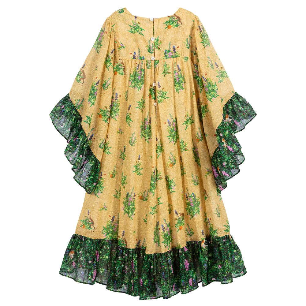 *EXCLUSIVE* Girls Cotton Floral Dress