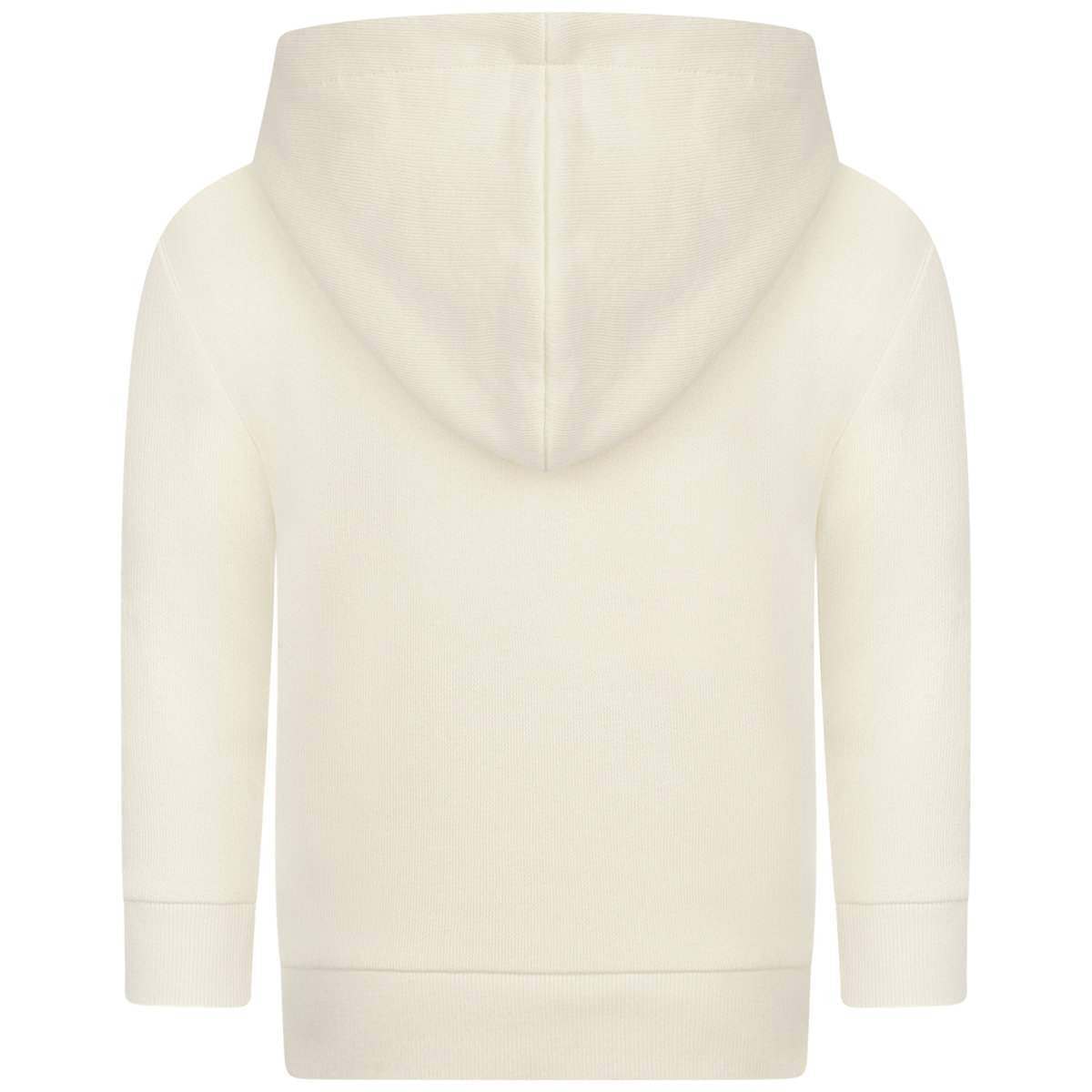 Ivory Hooded Baby Sweater