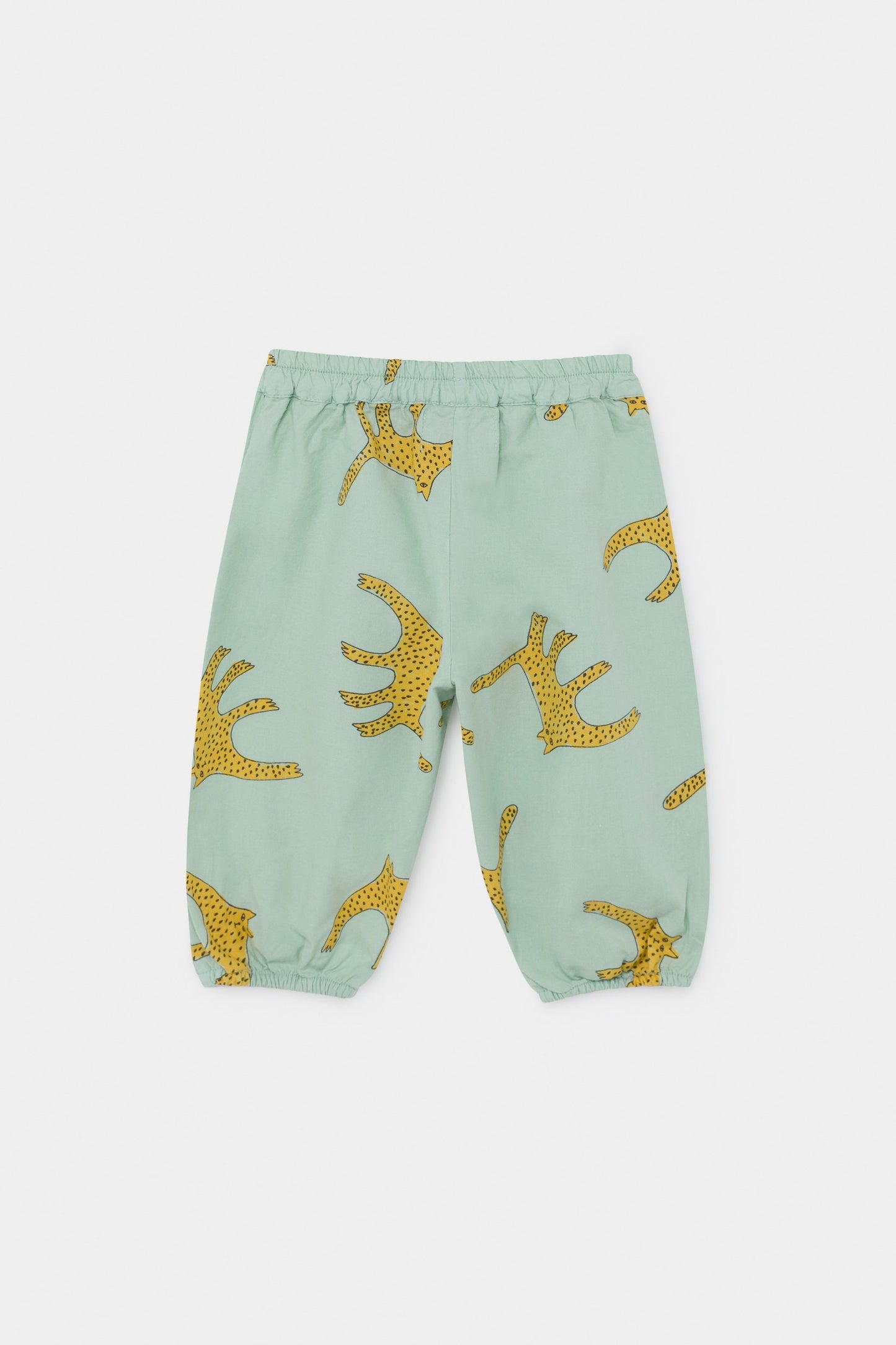 Baby Girls Green Leopards Baggy Trousers