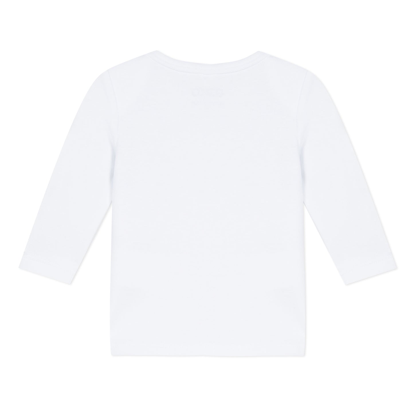 Boys White Printing Cotton Top