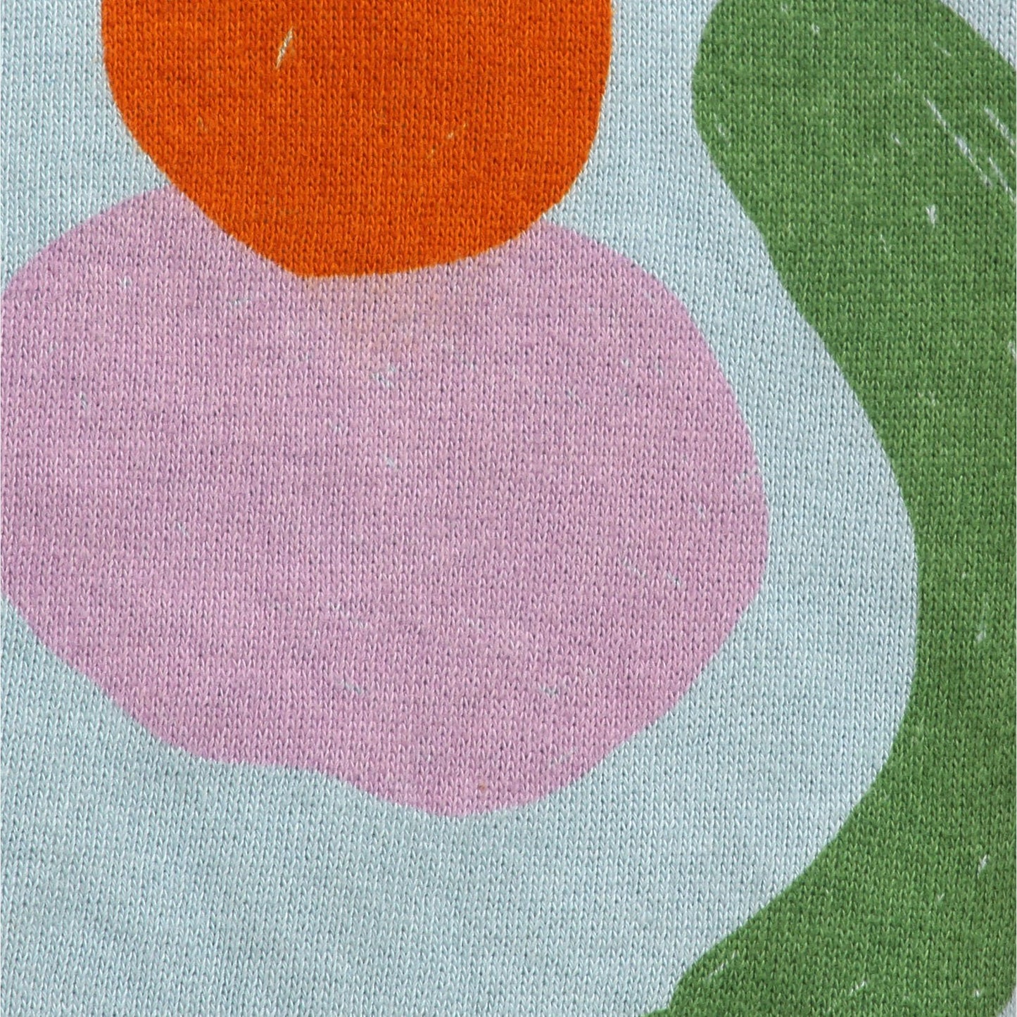 儿童蓝色印花拉链上衣