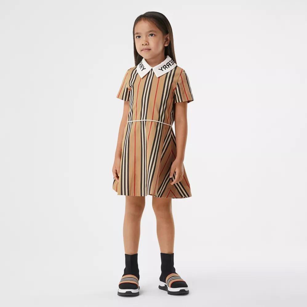 Girls Archive Beige Cotton Dress