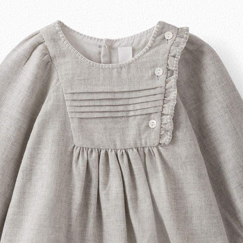 Baby Girls Light Grey Blouse