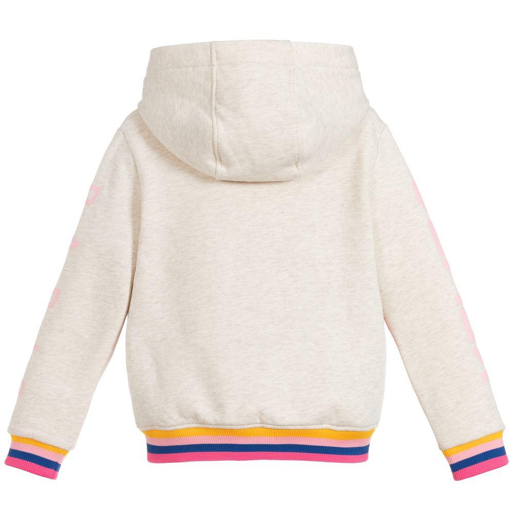 Girls Marl Beige Cardigan