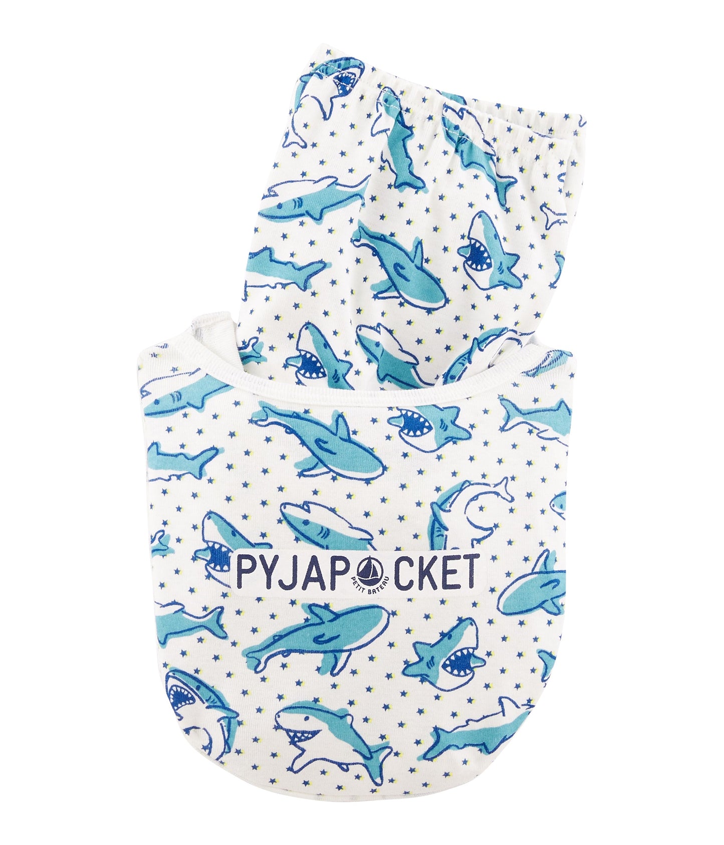 Boys White Dolphin Nightwear Set