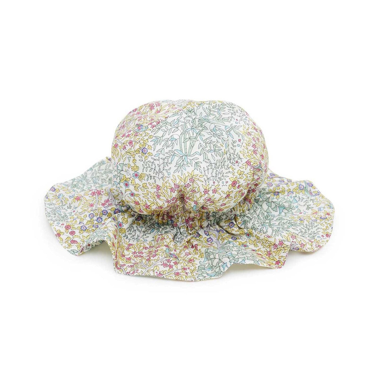 Baby Girls Green Floral Hat