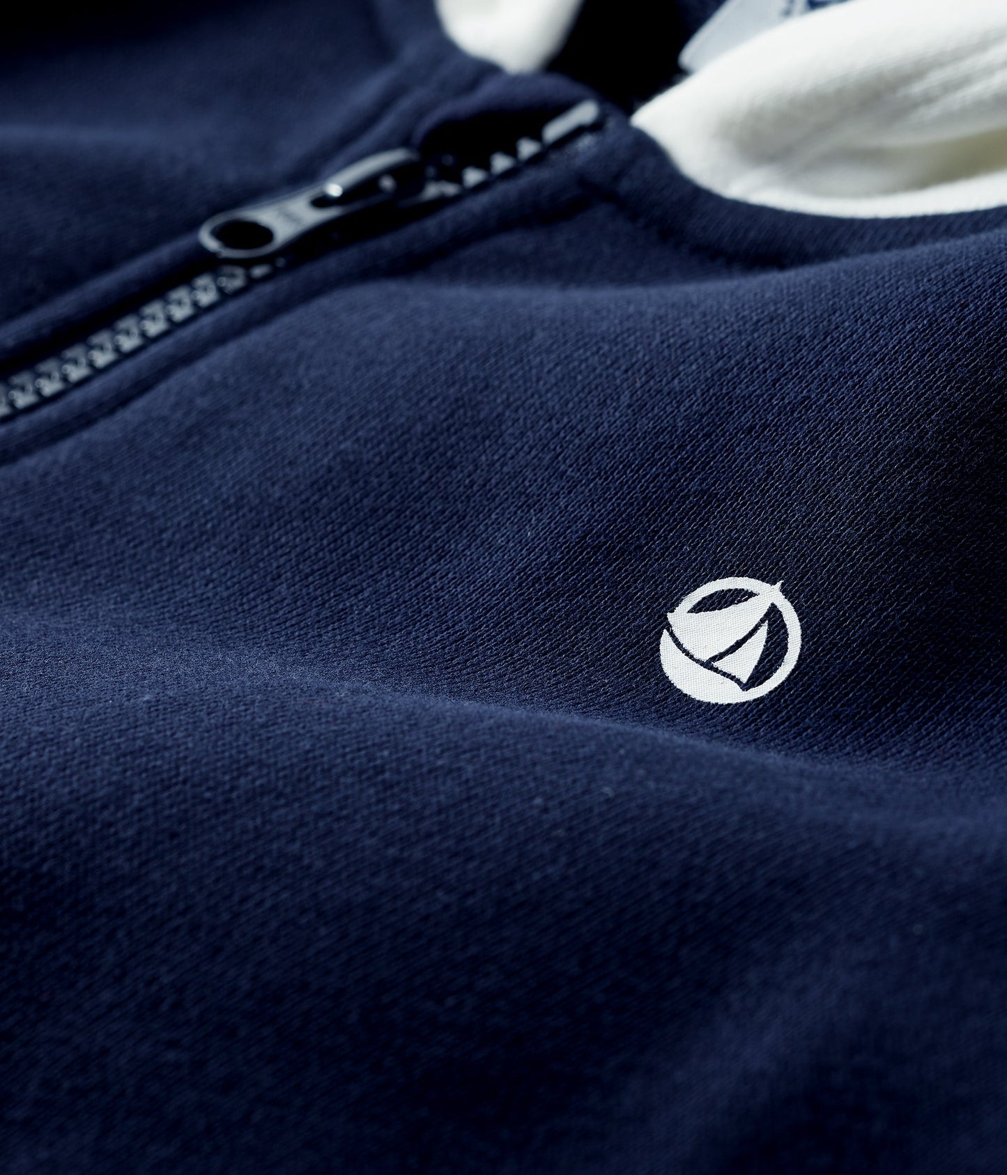 Girls Navy Cotton Sweatshirt